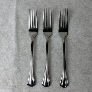 3 Pfaltzgraff MARGATE Stainless Dinner Forks 7 3/8"